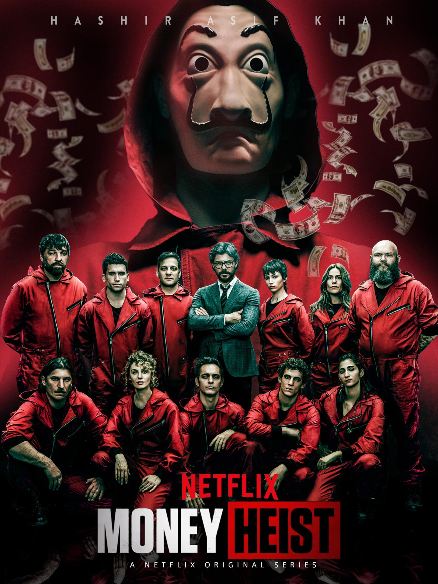 کاور فیلم سرقت پول(money heist)